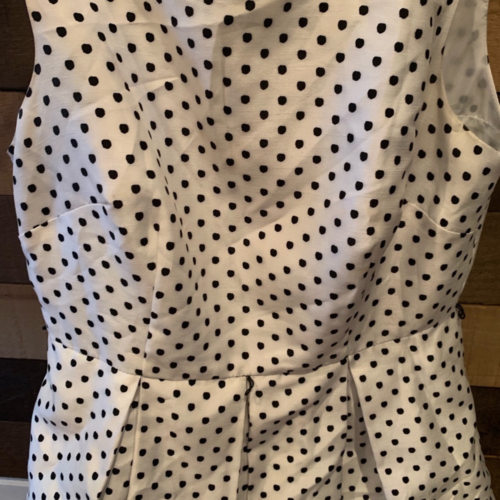 Black/white polka dot dress - Picture 3 of 4
